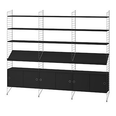 Cabinet with sliding door